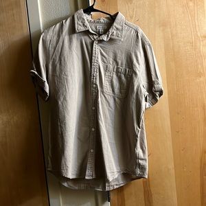 CK Tan Button Up